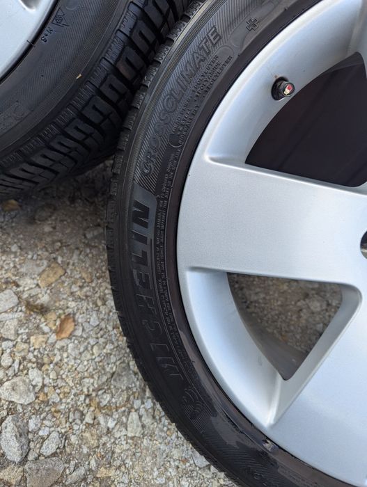 Koła Audi VW Seat 5x112 235/45r17  7.5" et45 opony  zimowe dot 24r