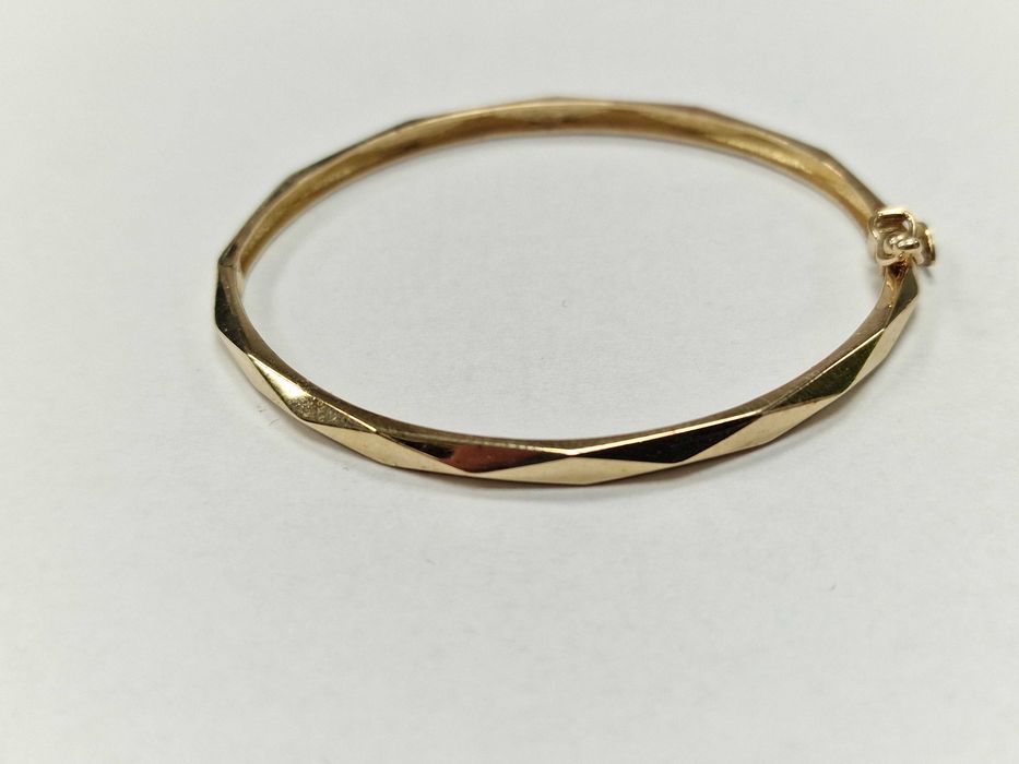 Złota bransoletka damska/ 585/ 7.11 gram/ od Apart/ Sztywna/ nowoczesn