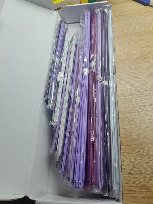 Pompony papier bibułowy 15szt. Ozdoby dekoracje sparking dream