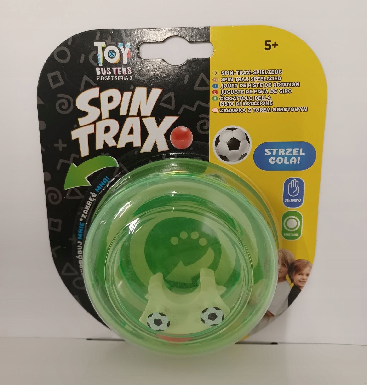 Toy Busters Gra W Kulkę Zręcznościowa Strzel Gola Spin Trax Mix