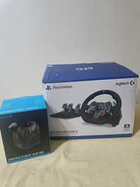 Logitech G29 Driving Force + Manete mudanças