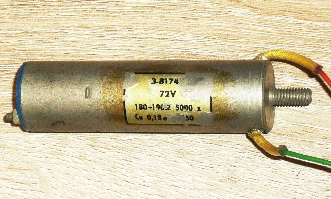 Elektromagnes pchający, 3-8174S, 72 V, siła 0,35 kG, skok 8 mm