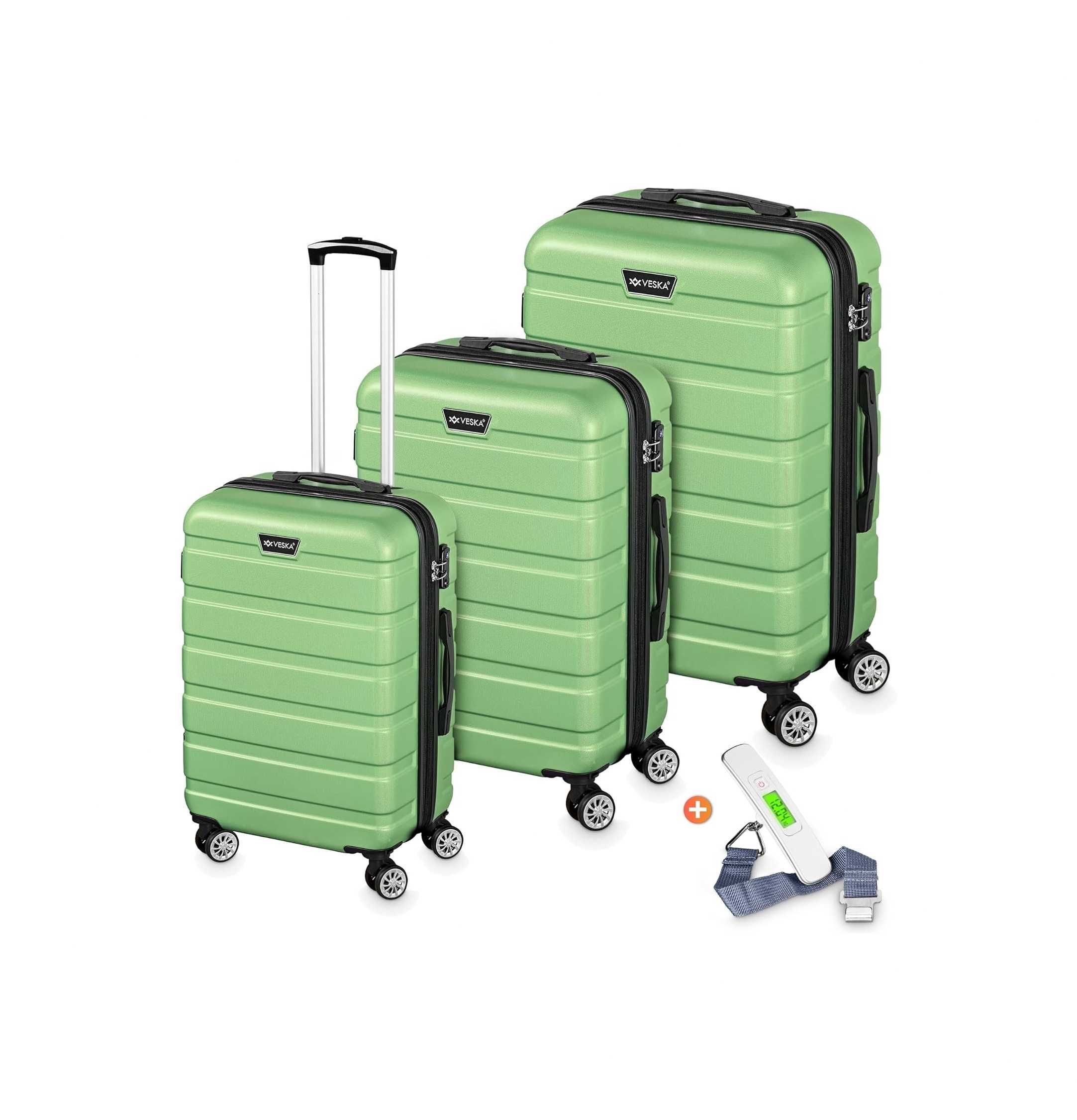 walizka nizza de 3-częściowy zestaw walizek podróżnych twarda obudowa