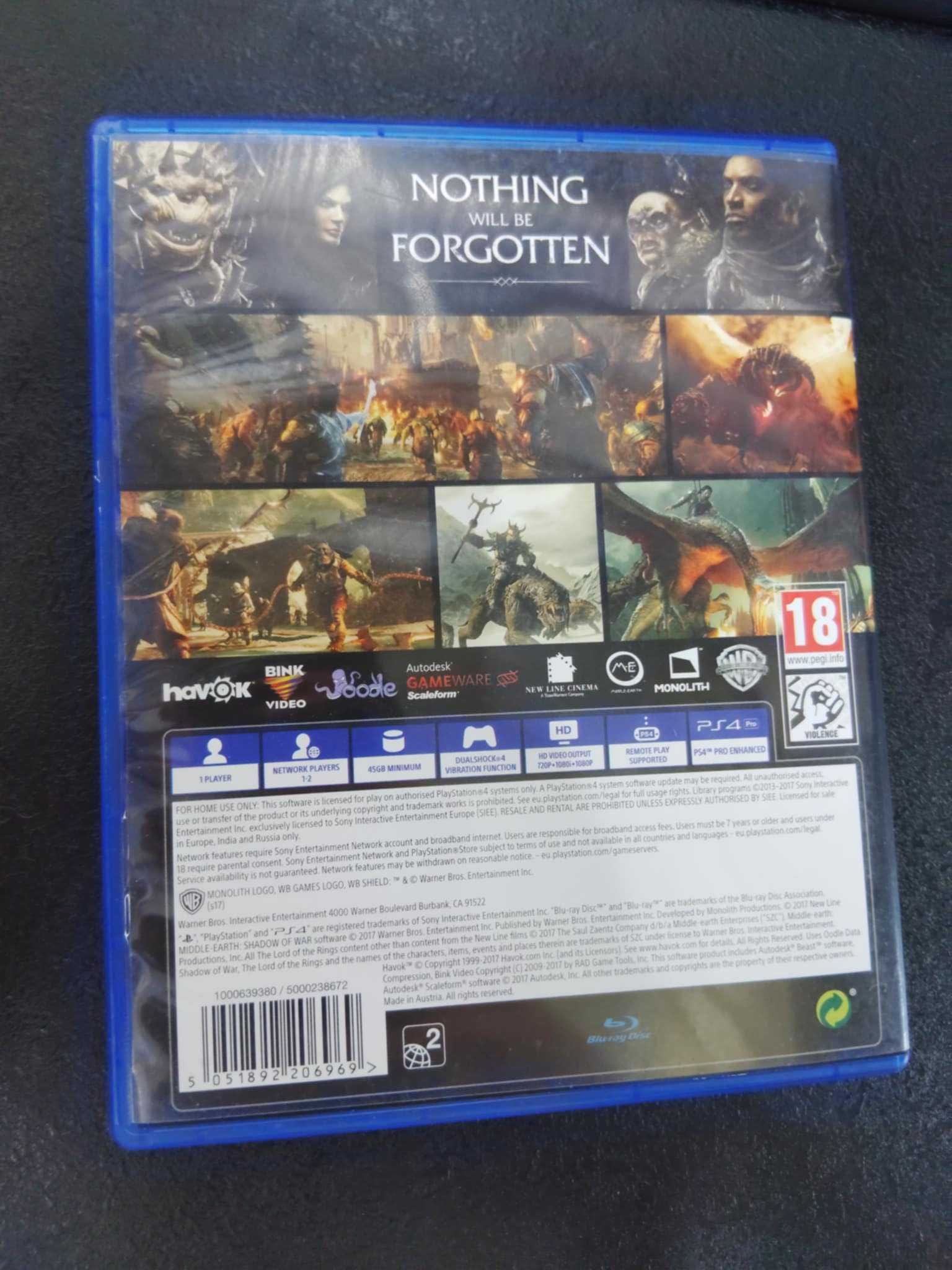 Middle-Earth: Shadow of War PS4 Polskie napisy są w grze