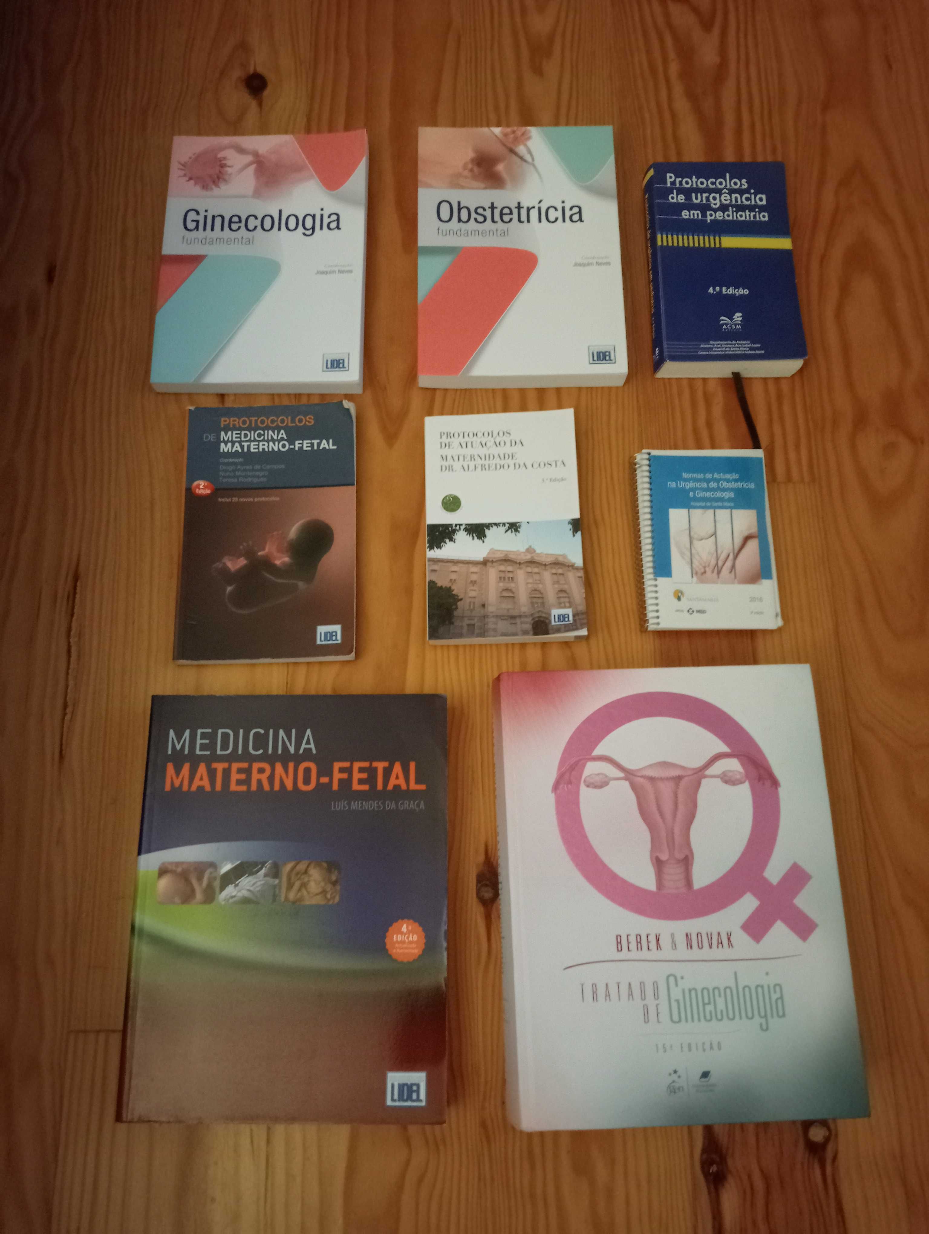 Livros medicina GO e Ped