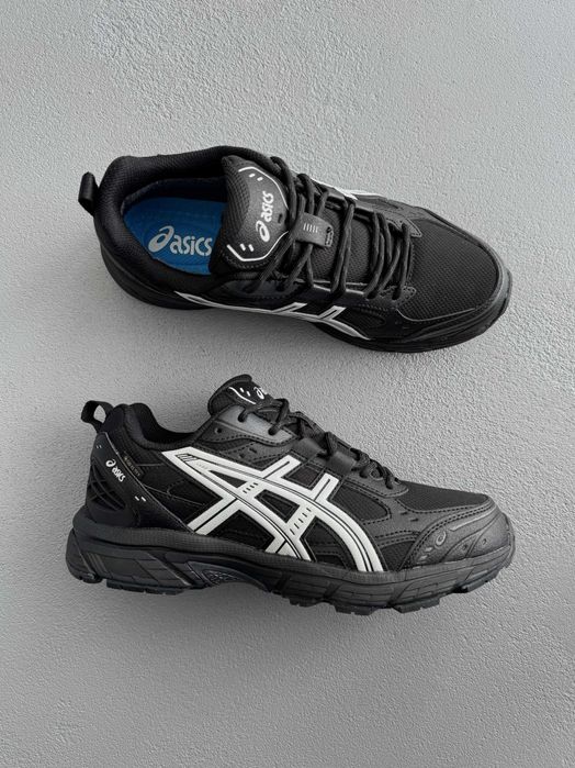 ‼️НОВІ Кросівки Asics Gel-Nunobiki Black White Gore-Tex