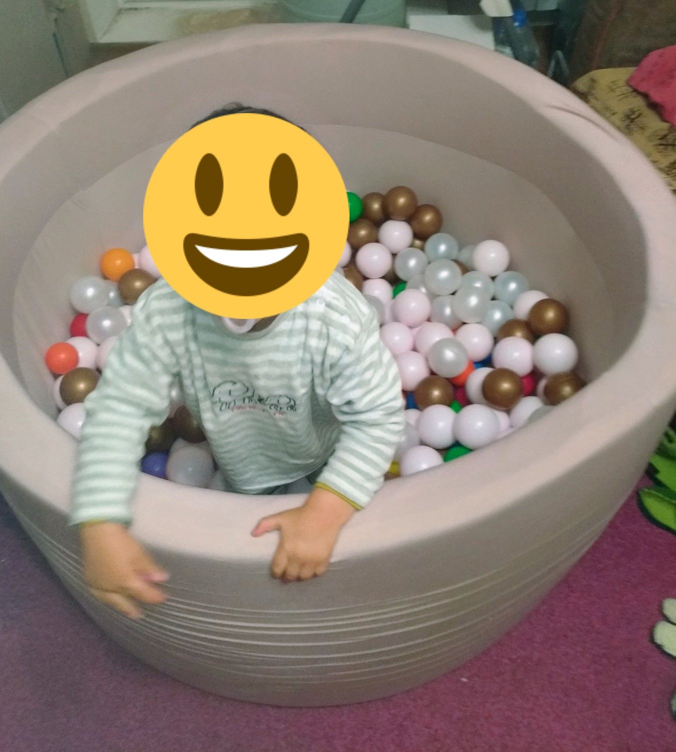 Детский сухой бассейн с шариками, сухий басейн з кульками