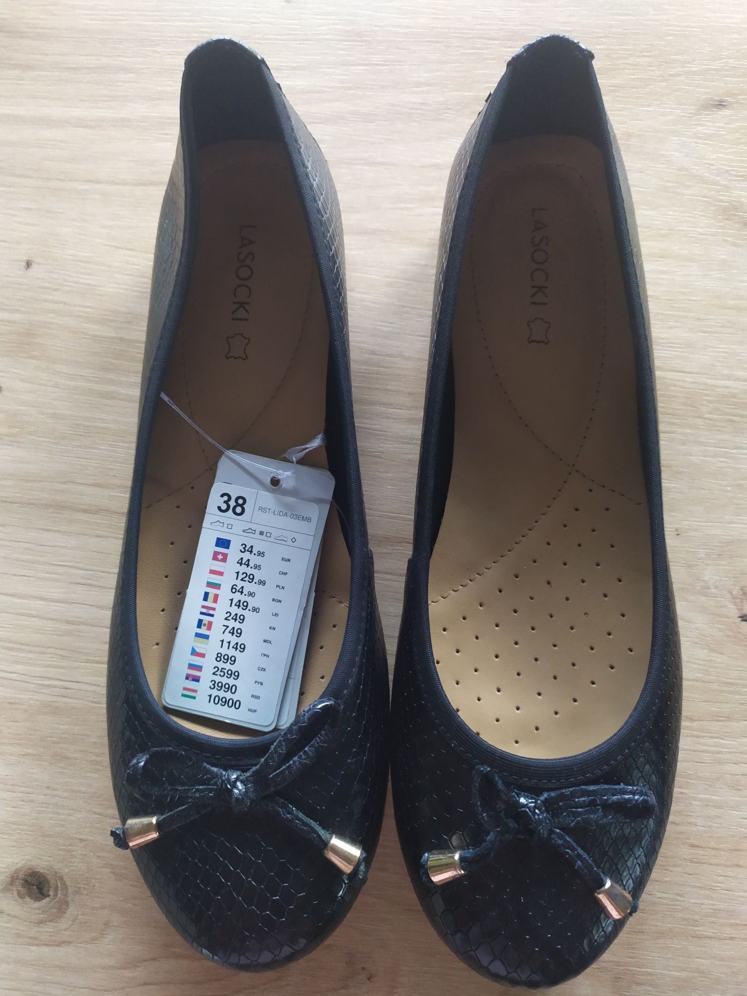 NOWE!!! Baleriny Lasocki r. 38 czarne