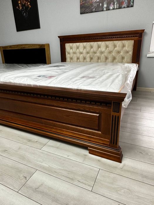 Ліжко Дуб 160х200, спальня Двохспальне Ліжко