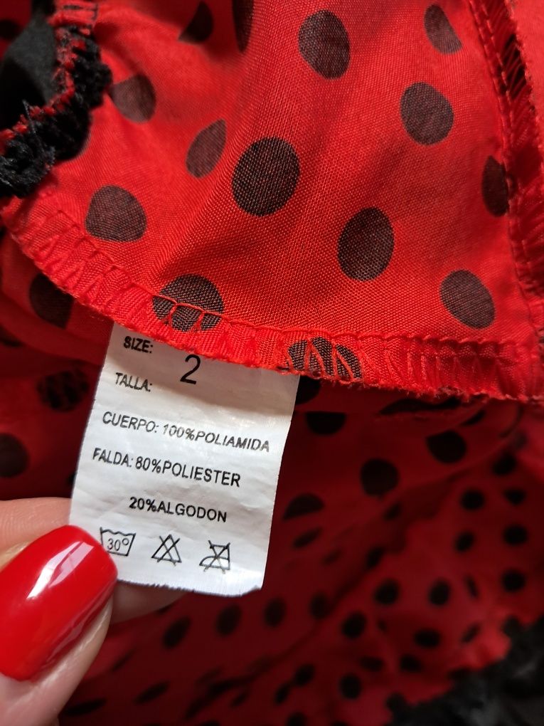 Flamenco hiszpanka 92, 18-24 sukienka strój przebranie