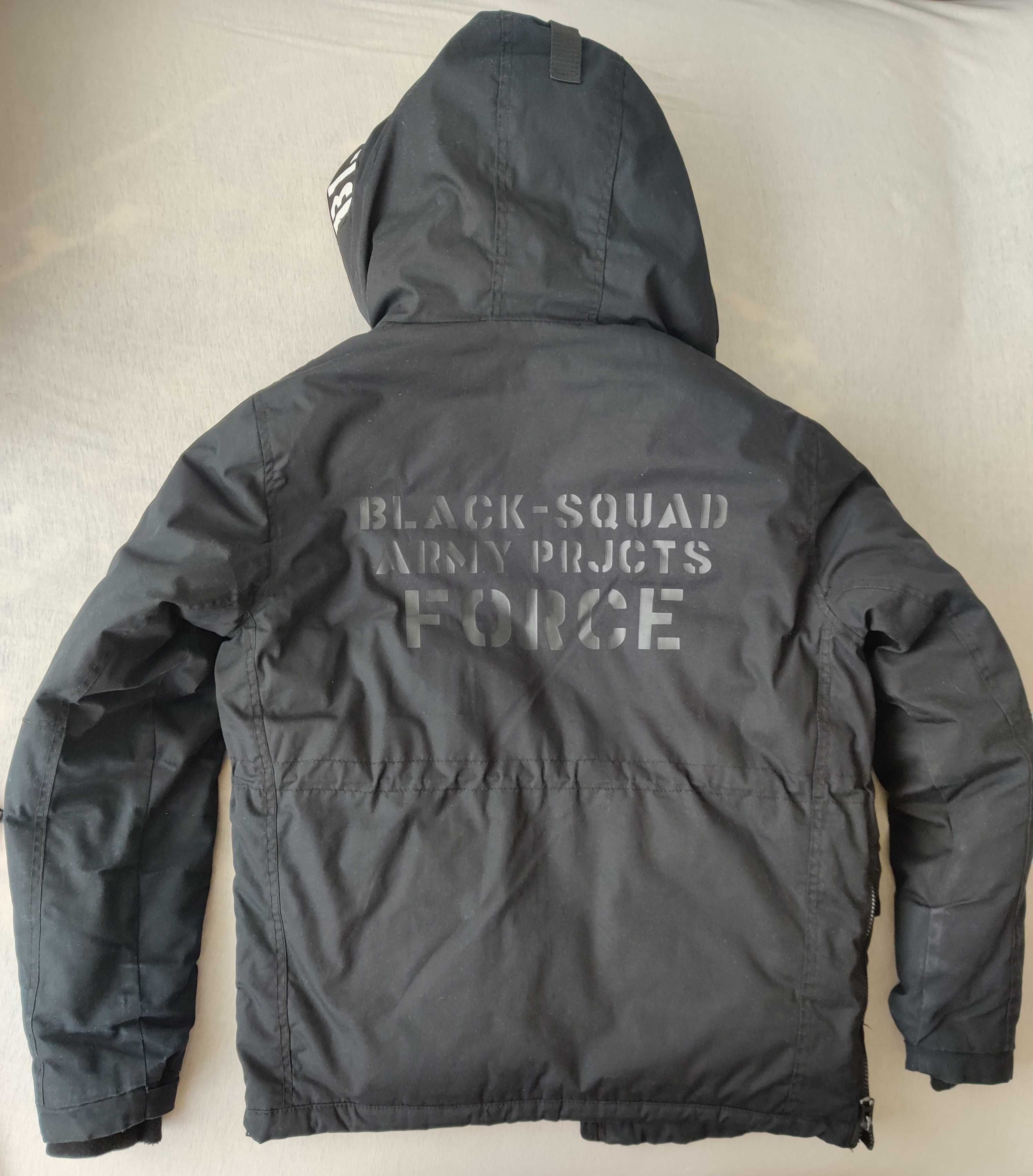 Black squad us Army kurtka zimowa czarna męska S okazja na zimę force