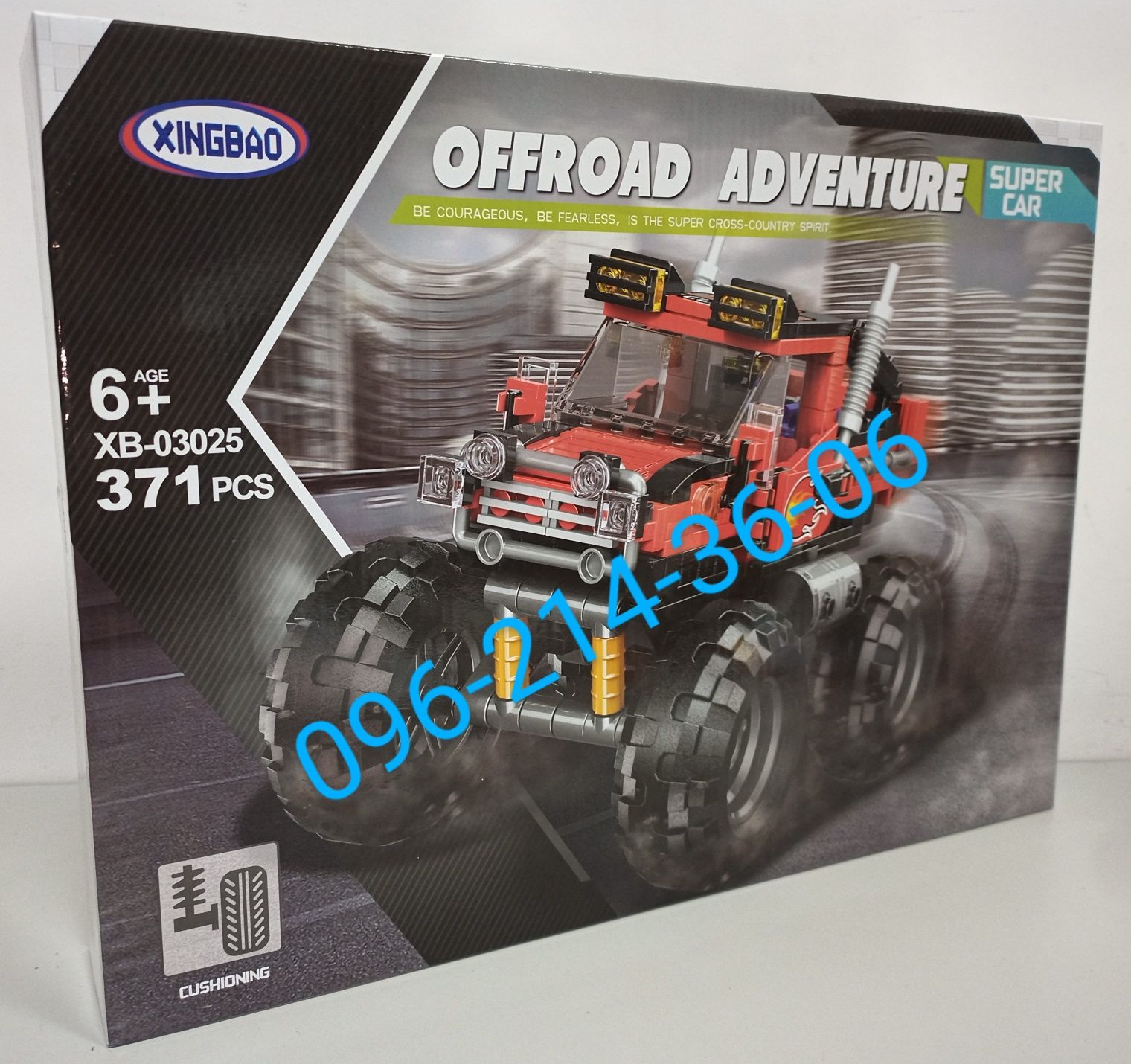 Конструктор TECHNIC XINGBAO XB-03025 "Джип Monster Truck", 371 дет.