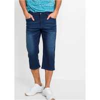 Bonprix Jeans spodnie bermudy granatowe bawełniane 48