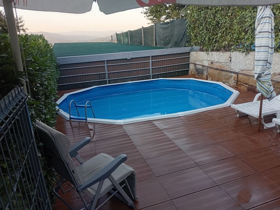 Refúgio da pinheira, férias Chalé com piscina e salamandra