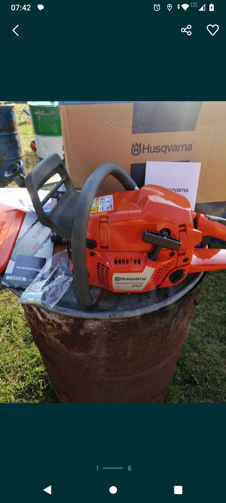 Husqvarna 353 Nowa pila