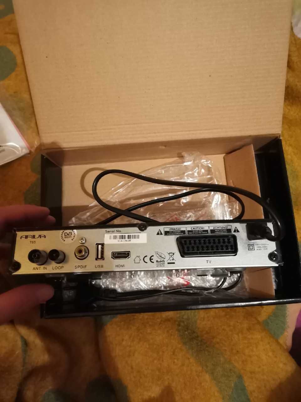 Dekoder DVB-T Ferguson Ariva T65 z pilot nowy zamiennik typu 3947#.