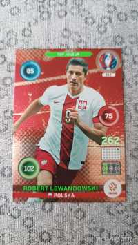 Karta top joueur UEFA euro 2016 Lewandowski Polska