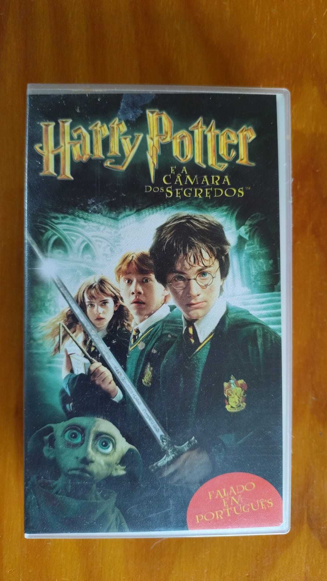 Cassete de vídeo do Harry Potter- A câmara dos segredos