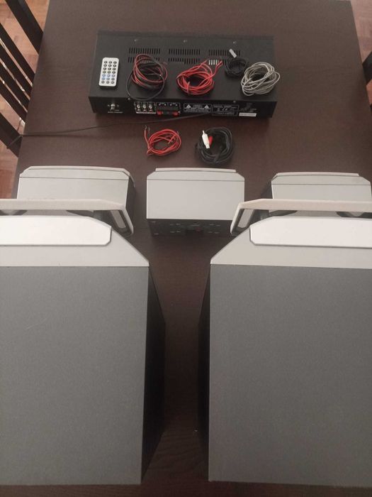 Aparelhagem com sistema de som 5.1 (amplificador LTC + colunas Sony)
