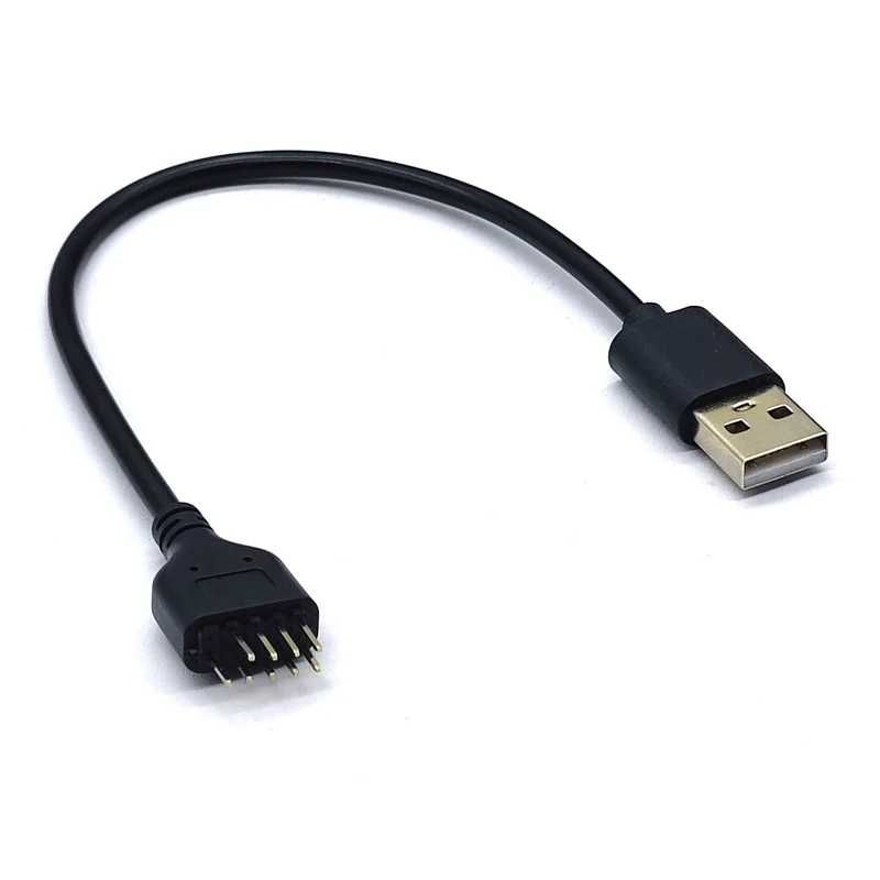 Adaptador Placa Mãe de 9 pinos USB macho - Novo