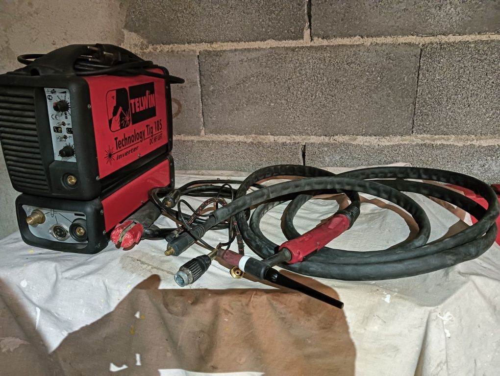 Aparelho de soldar profissional tig telwin 185 DC HF/LIFT
