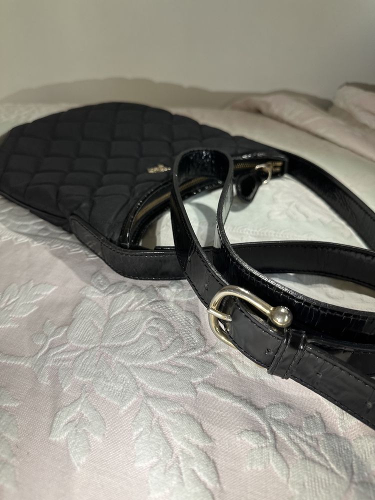 Bolsa tiracolo preta original Burberry Dryden