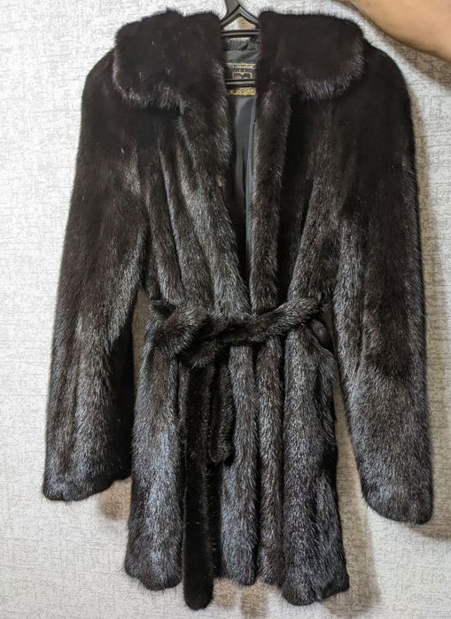 Норкова шуба натуральна