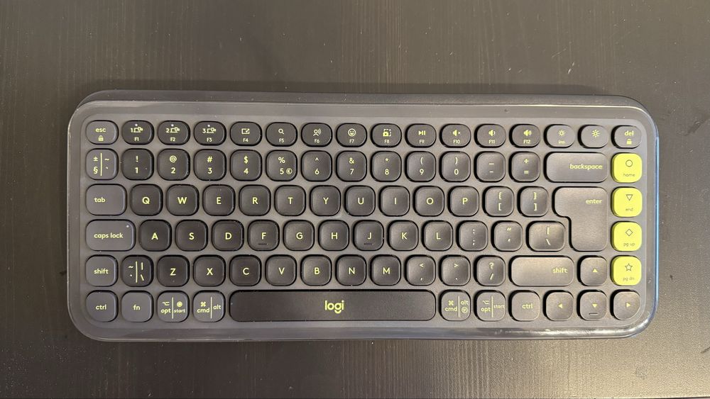 Klawiatura logitech pop icon keys czarna