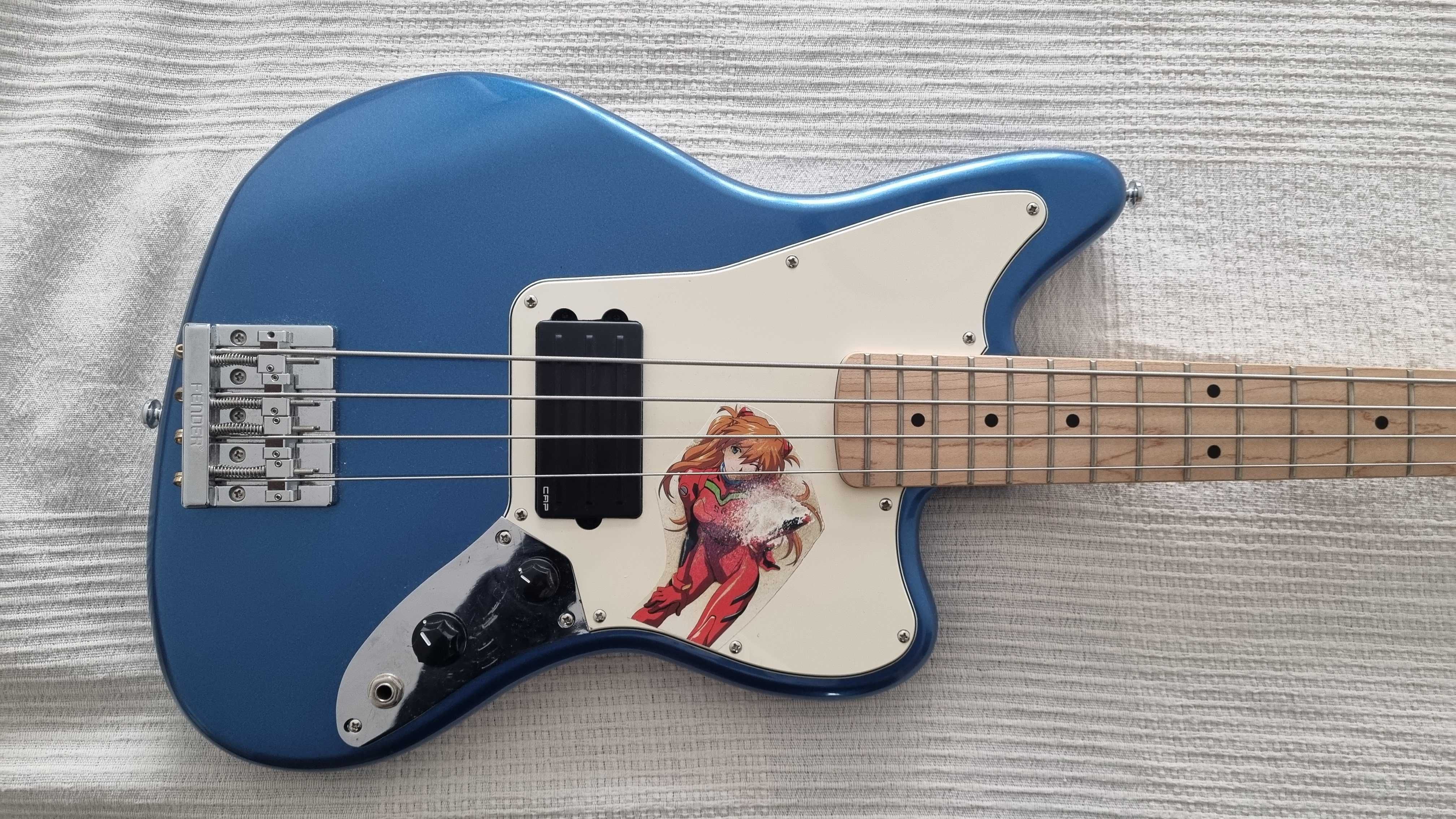 Gitara Basowa 32" - Squier Affinity Jaguar Bass H - MODDED + Flaty