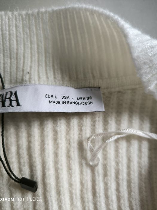 Kamizelka sweterkowa damska wiskoza ZARA rozm L 40