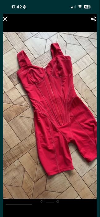 Комбез oda красный