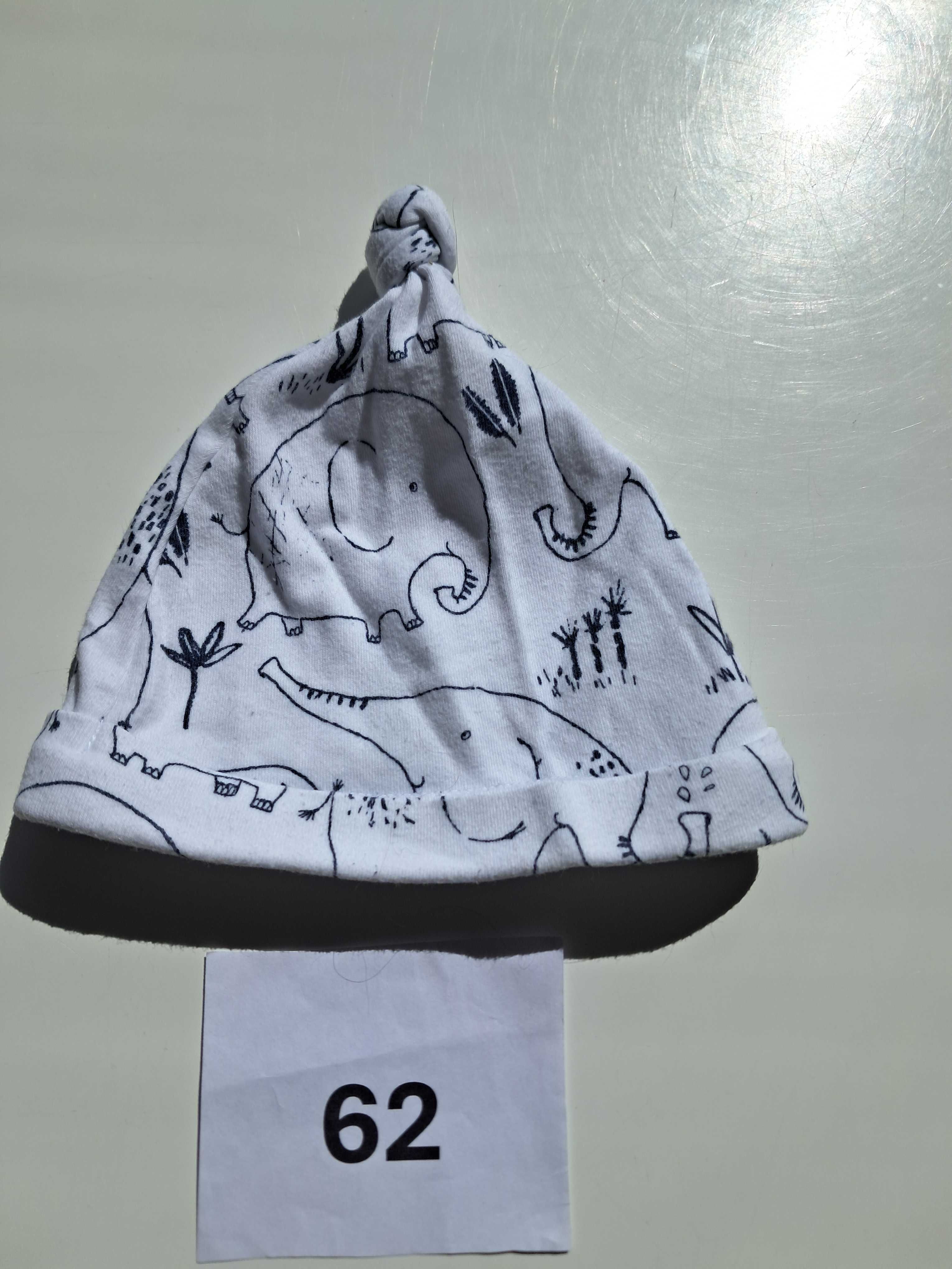 Czapka czapeczka niemowlęca słonie słonik wiosna Primark