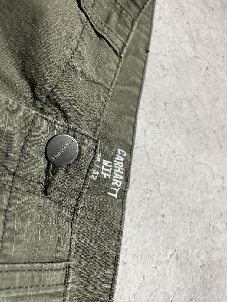 Мужские Карго Штаны Carhartt Wip На Утяжках Оригинал 28x32