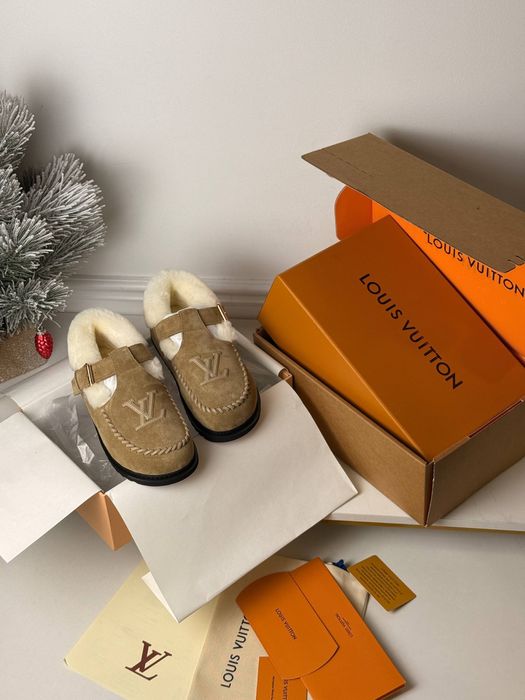Сандали на меху Louis Vuitton