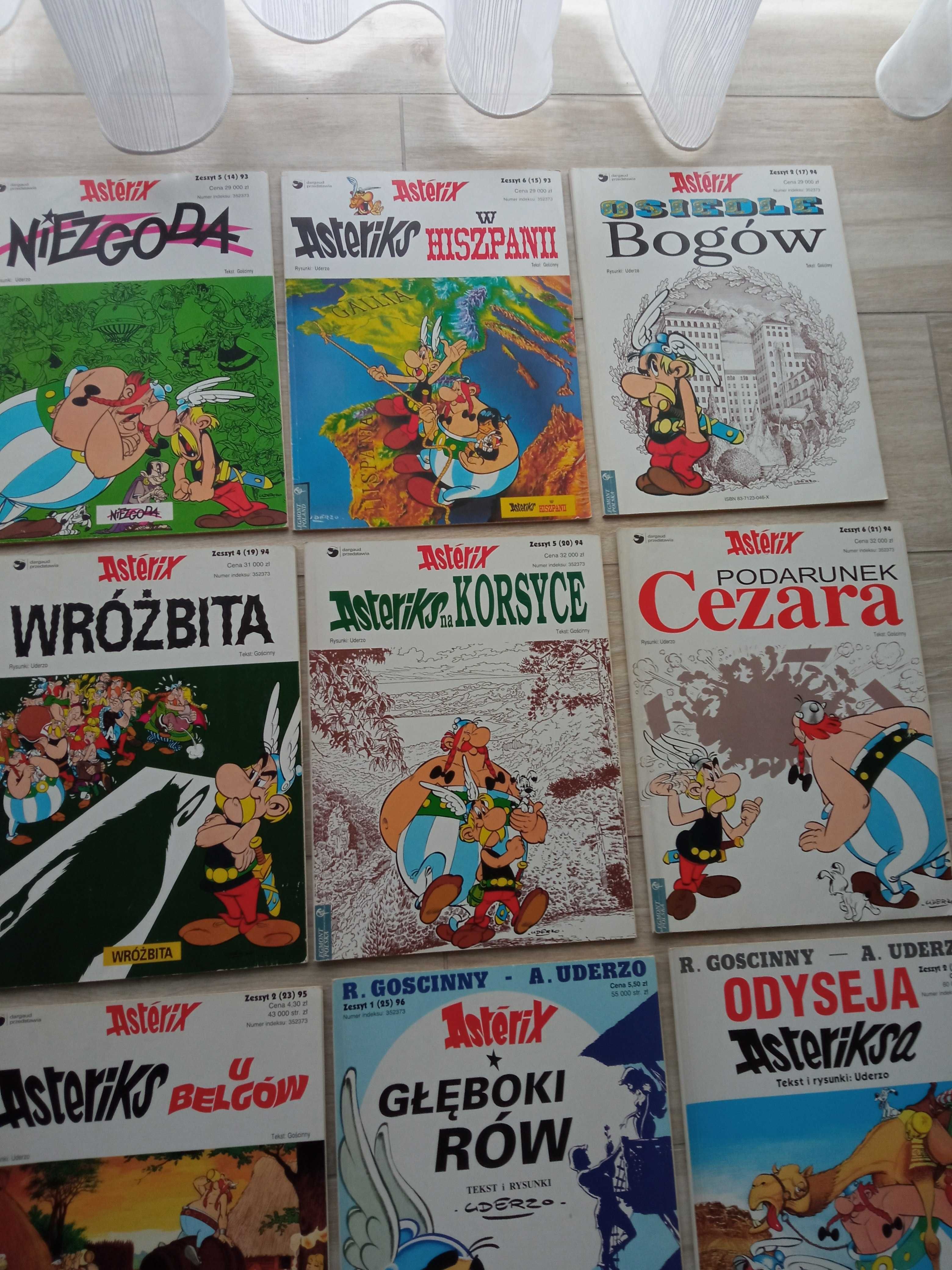 Asterix i Obelix Asteriks Gościnny komiksy z lat  92/97  20zl/ szt