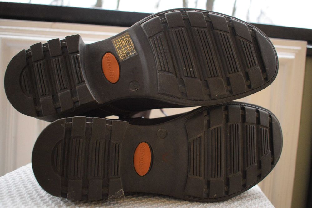 кожаные утепленные ботинки полусапоги Salvador р. 40 26,8 см