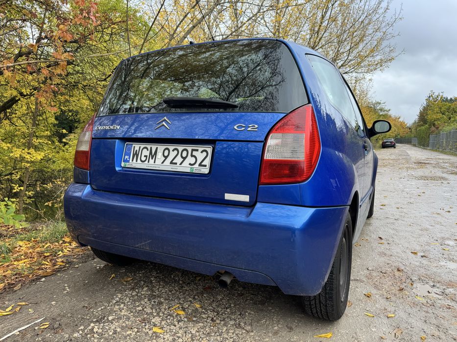 Citroën C2 1.1 benzyna 2005 r sprawny OC i przegląd do końca roku