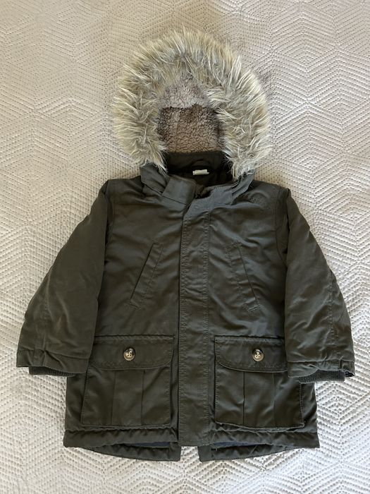 Куртка тепла на хлопчика парка HM 92 + подарунок ще одна куртка