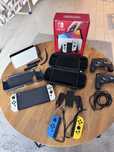 Nintendo Switch Oled Full Zestaw - szklo, pokrowiec, 2x extra joy con