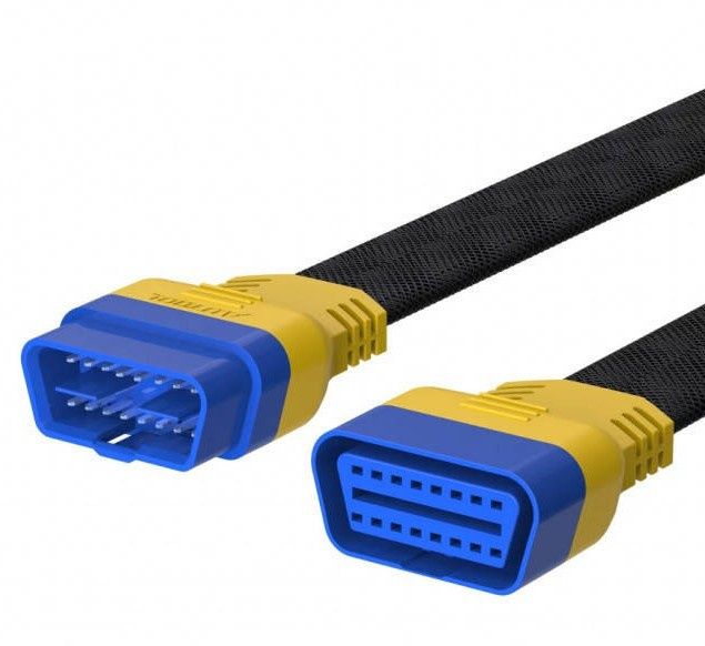 Кабель OBD2 AUTOOL 30см, кабель подовжувач ОБД2