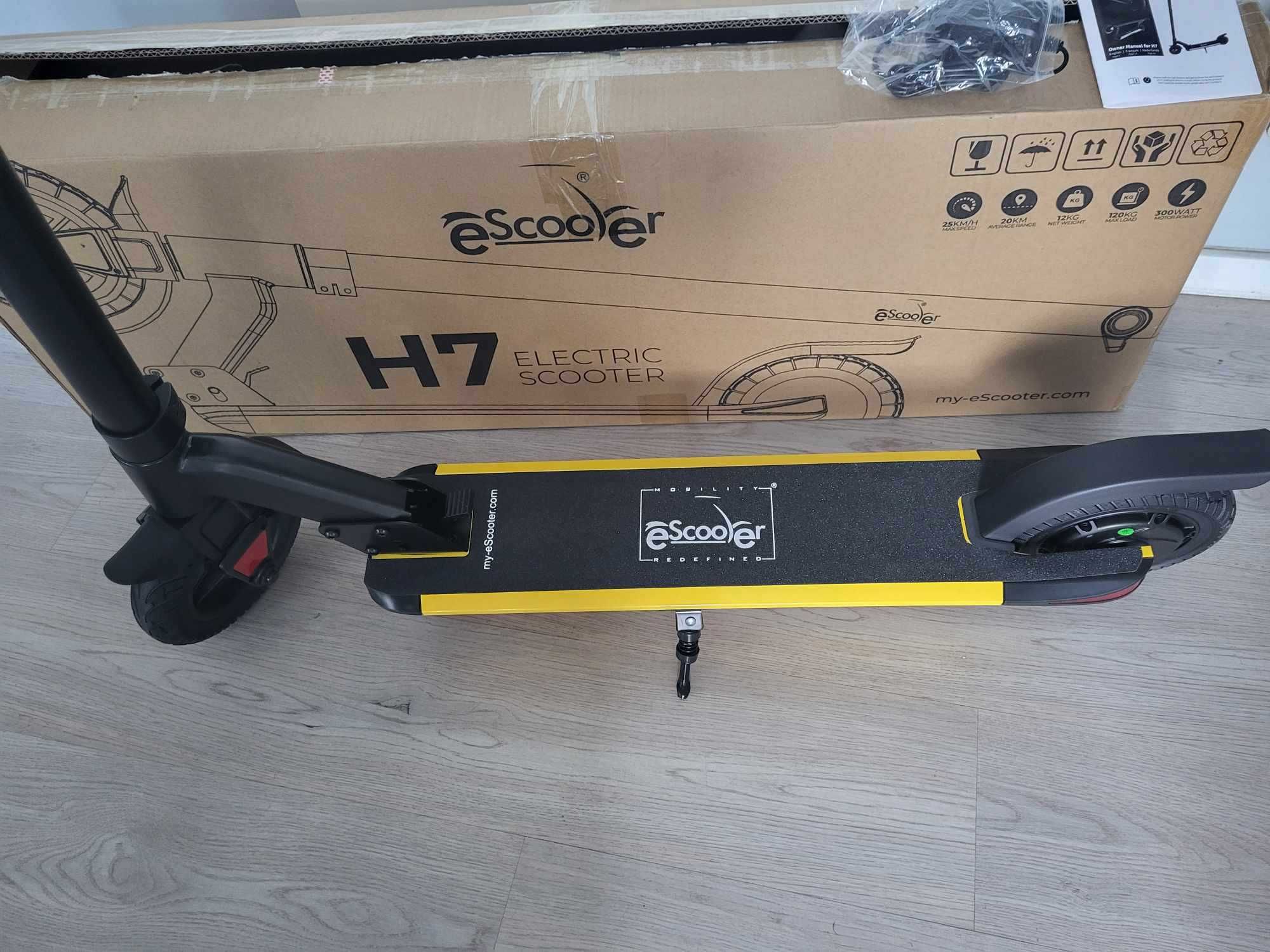 hulajnoga elektryczna Escooter h7 NOWA 25km/h