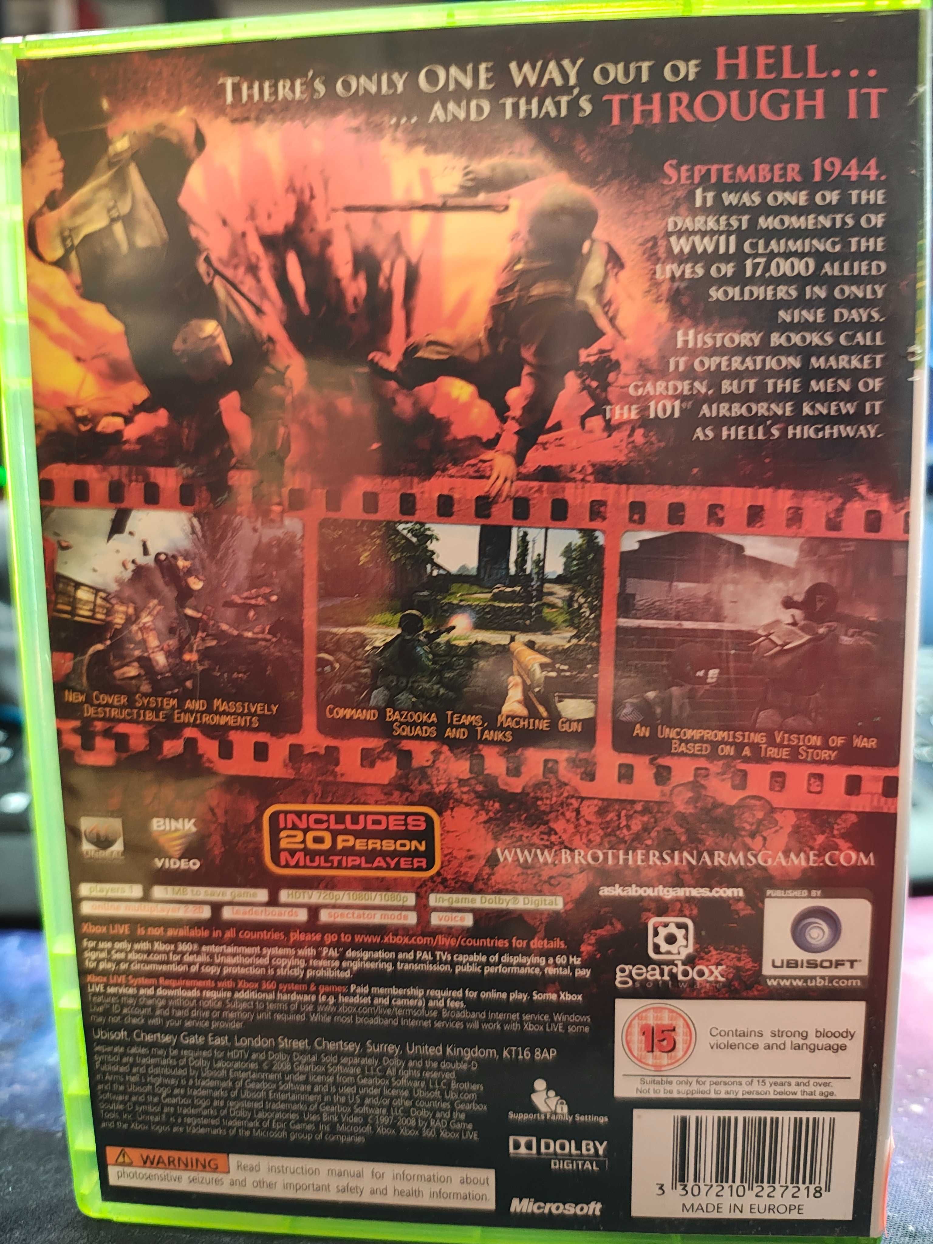Brothers in Arms: Hell's Highway Microsoft Xbox 360 SklepRetroWWA