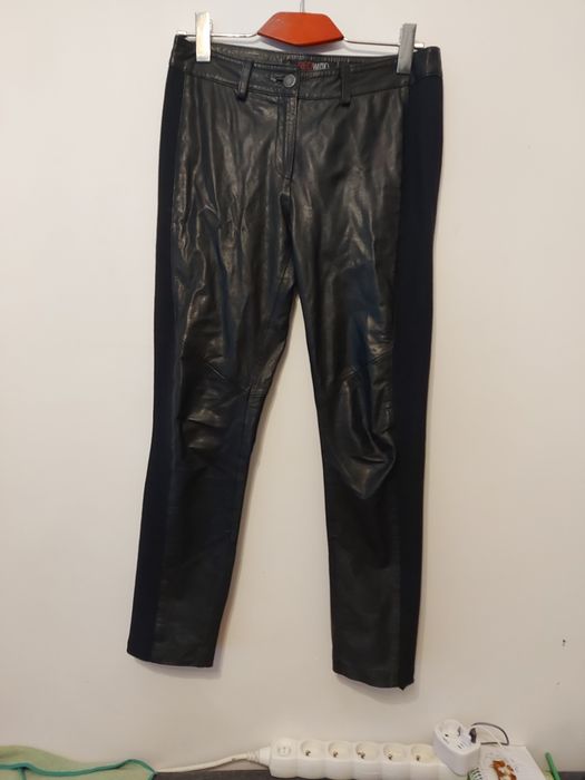 spodnie ze skóry naturalnej