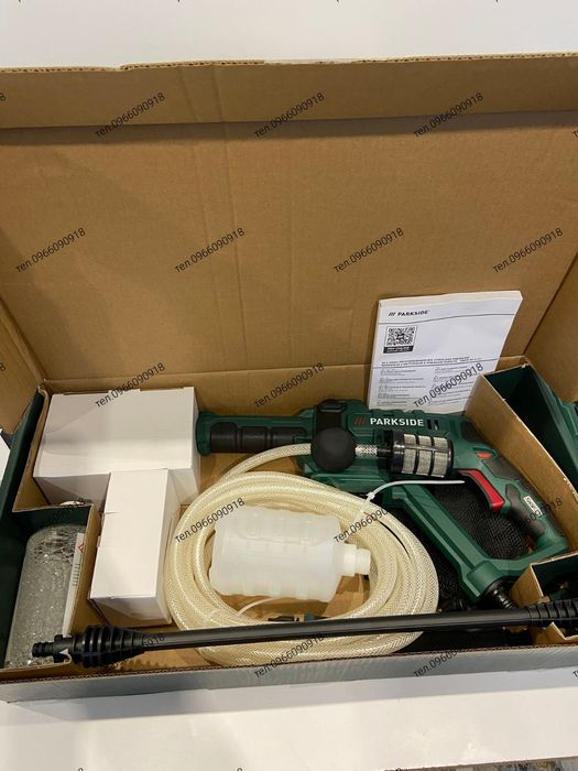 НІМЕЧЧИНА Міні мийка мойка високого тиску акумуляторна, Parkside