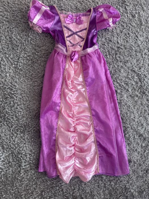 Sukienka Roszpunka 140cm/146cm ksiezniczka bal