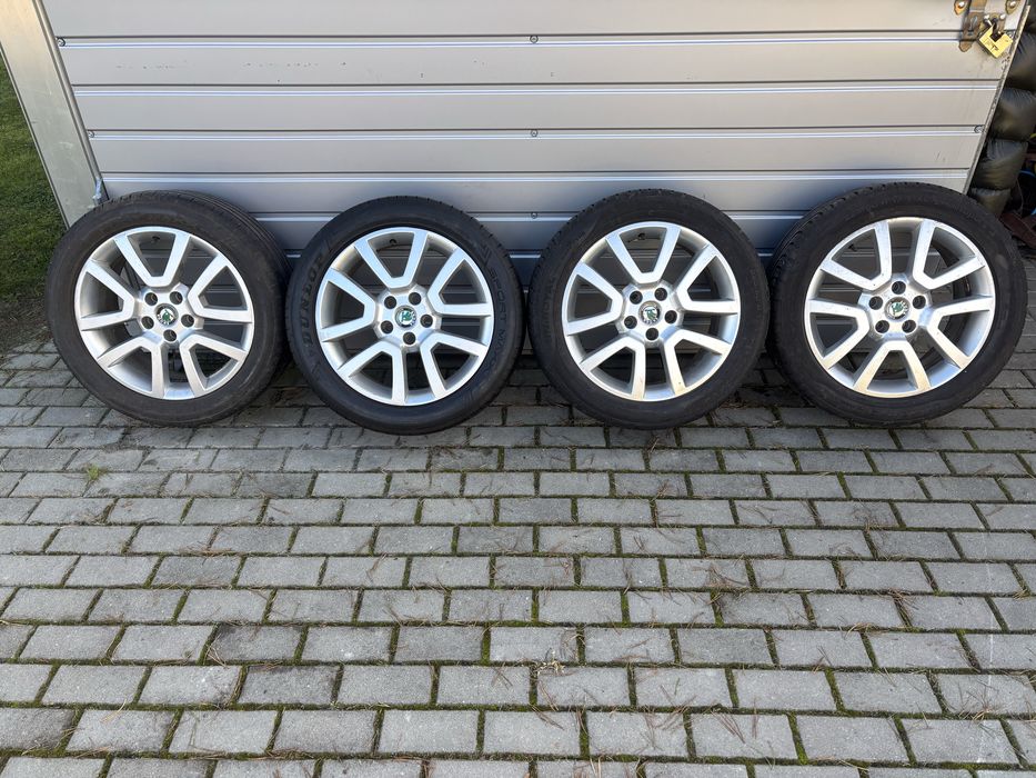 Koła letnie 17” Škoda oryginalne alufelgi