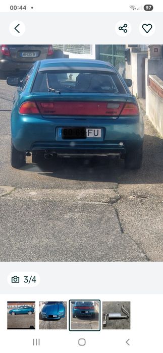 Spoiler do vidro traseiro do Mazda 323 f