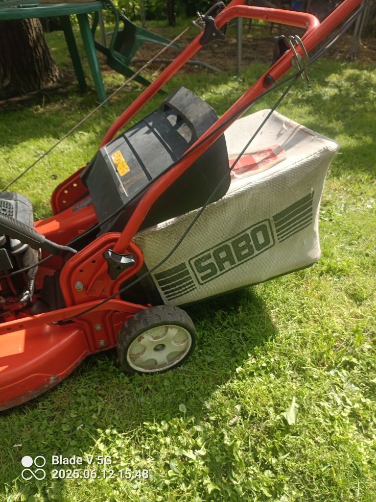 Kosiarka sabo, John deere, Briggs 6 koni, napęd, aluminiowa obudowa