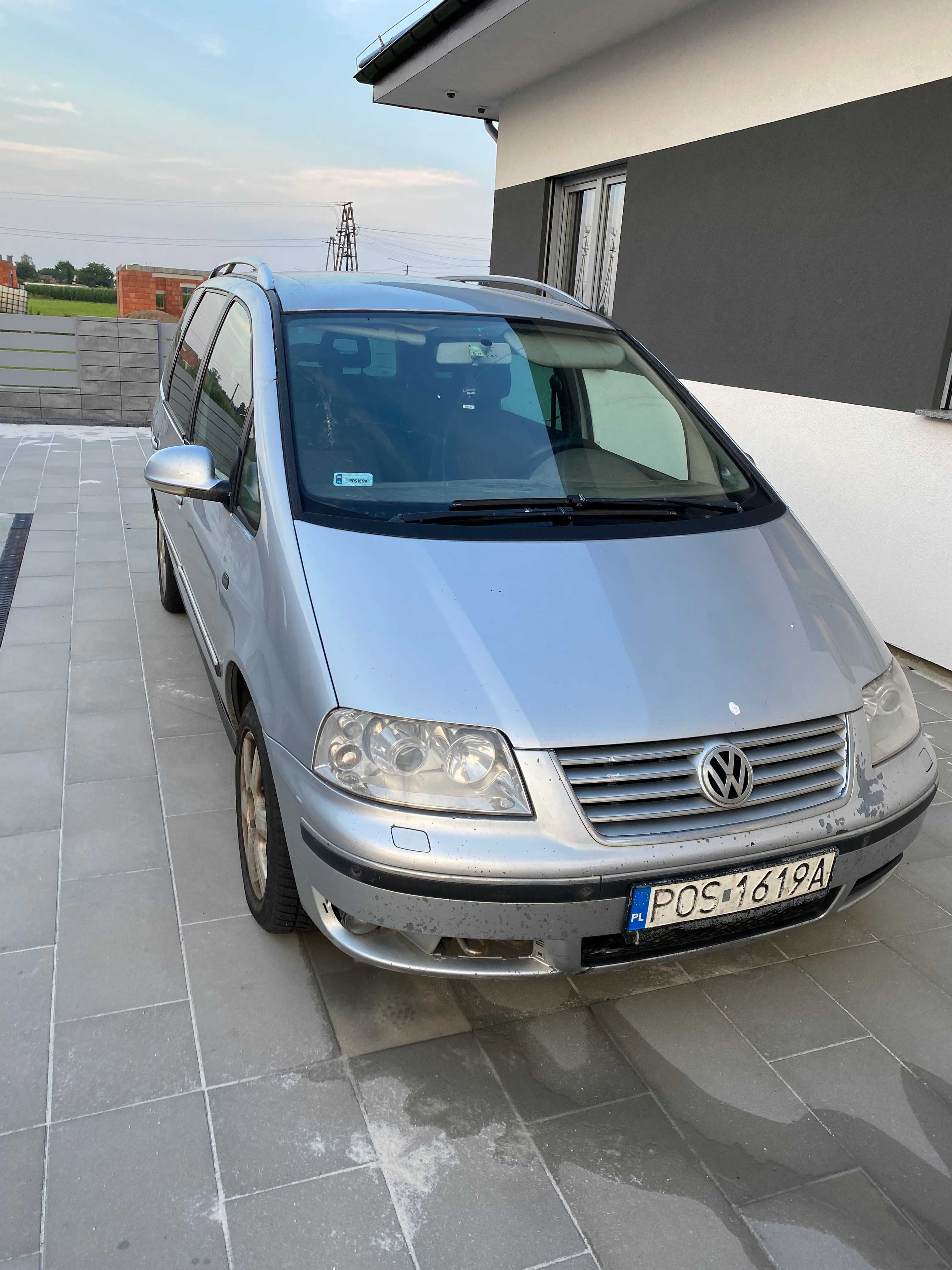 Volkswagen Sharan 2008 rok ubezpieczenie do 05 2026 hak 1.9 TDI