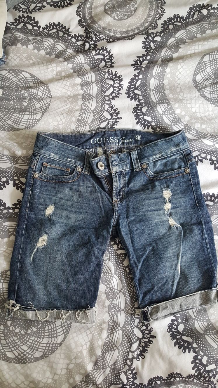 GUESS spodnie szorty spodenki jeans rozm. 29